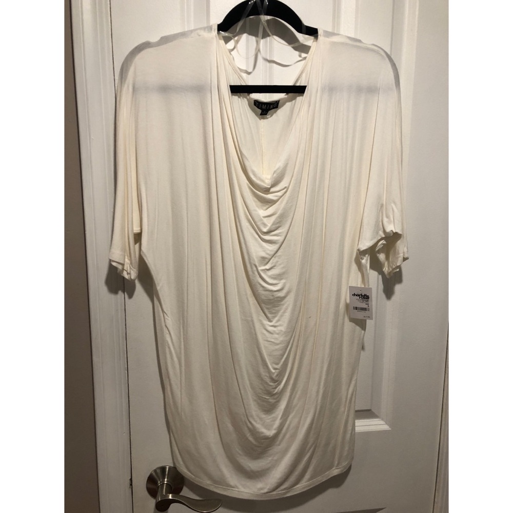 charlotte russe white shirt NWT